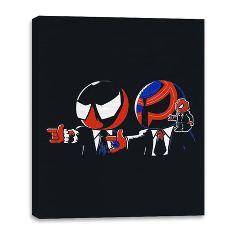 Spider Fiction - Canvas Wraps Canvas Wraps RIPT Apparel 16x20 / Black