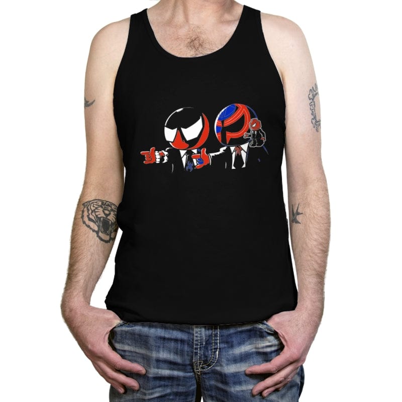 Spider Fiction - Tanktop Tanktop RIPT Apparel X-Small / Black