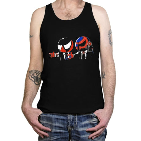 Spider Fiction - Tanktop Tanktop RIPT Apparel X-Small / Black