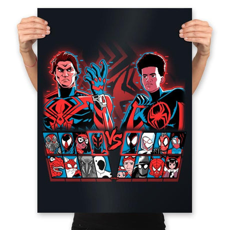 Spider Fighter - Prints Posters RIPT Apparel 18x24 / Black