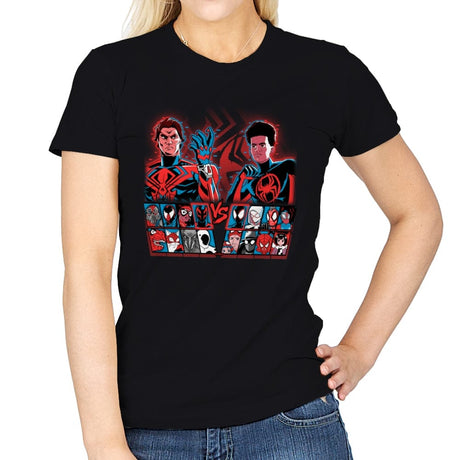 Spider Fighter - Womens T-Shirts RIPT Apparel Small / Black