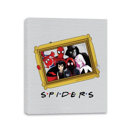 Spider Firends - Canvas Wraps Canvas Wraps RIPT Apparel 11x14 / Silver