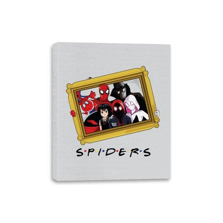 Spider Firends - Canvas Wraps Canvas Wraps RIPT Apparel 8x10 / Silver