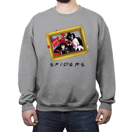 Spider Firends - Crew Neck Sweatshirt Crew Neck Sweatshirt RIPT Apparel