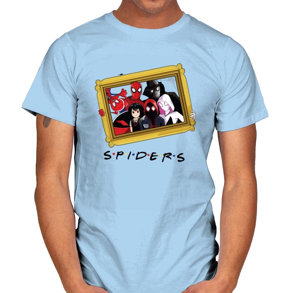 Spider Firends - Mens T-Shirts RIPT Apparel Small / Light Blue