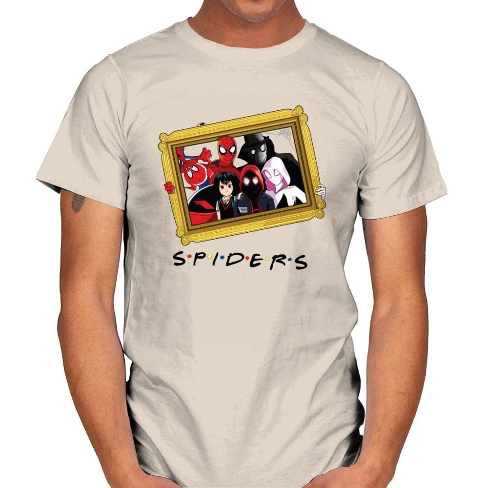 Spider Firends - Mens T-Shirts RIPT Apparel Small / Natural