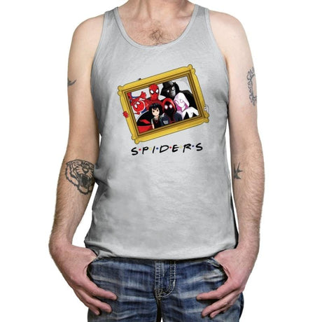 Spider Firends - Tanktop Tanktop RIPT Apparel X-Small / Silver