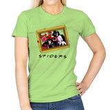 Spider Firends - Womens T-Shirts RIPT Apparel Small / Mint Green