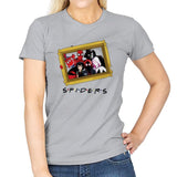 Spider Firends - Womens T-Shirts RIPT Apparel Small / Sport Grey