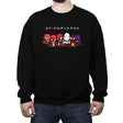 Spider Friends - Crew Neck Sweatshirt Crew Neck Sweatshirt RIPT Apparel Small / Black