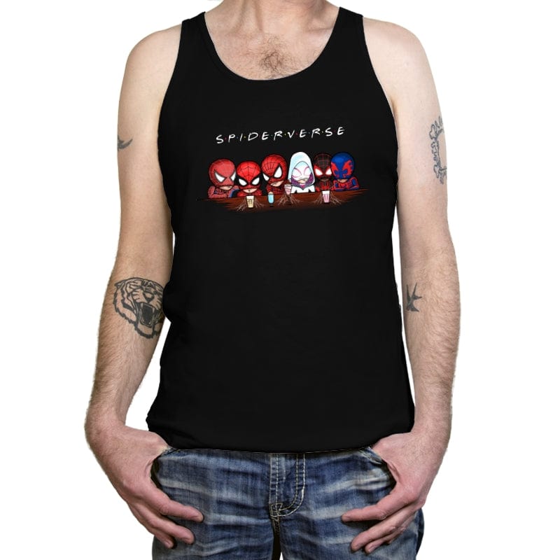 Spider Friends - Tanktop Tanktop RIPT Apparel X-Small / Black
