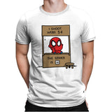 Spider Help - Mens Premium T-Shirts RIPT Apparel Small / White