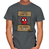 Spider Help - Mens T-Shirts RIPT Apparel Small / Charcoal