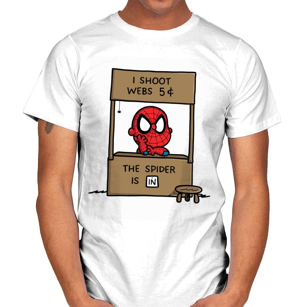 Spider Help - Mens T-Shirts RIPT Apparel Small / White