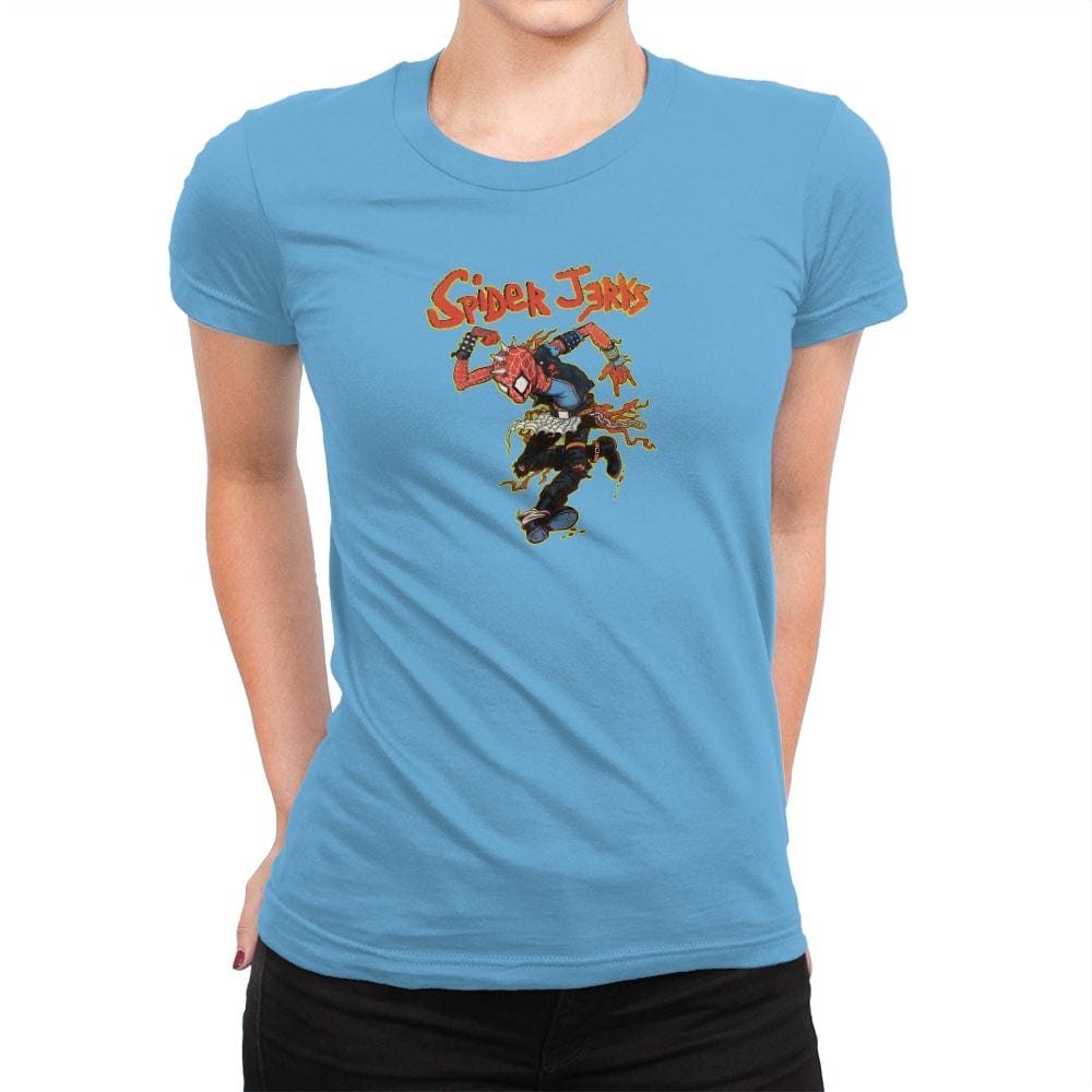 Spider Jerks - Womens Premium T-Shirts RIPT Apparel Small / Turquoise