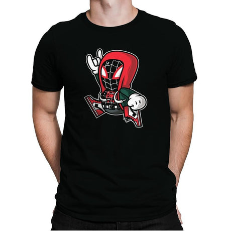 Spider-Jump - Mens Premium T-Shirts RIPT Apparel Small / Black