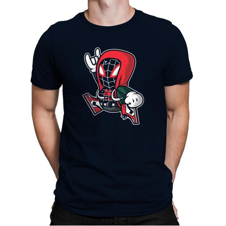 Spider-Jump - Mens Premium T-Shirts RIPT Apparel Small / Midnight Navy