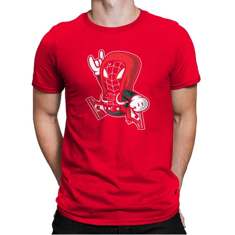 Spider-Jump - Mens Premium T-Shirts RIPT Apparel Small / Red