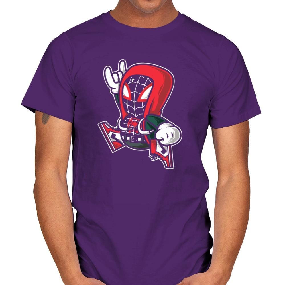 Spider-Jump - Mens T-Shirts RIPT Apparel Small / Purple