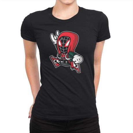 Spider-Jump - Womens Premium T-Shirts RIPT Apparel Small / Black