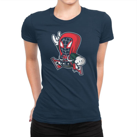 Spider-Jump - Womens Premium T-Shirts RIPT Apparel Small / Midnight Navy