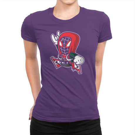 Spider-Jump - Womens Premium T-Shirts RIPT Apparel Small / Purple Rush