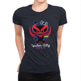 Spider-Kitty 2099 - Womens Premium T-Shirts RIPT Apparel Small / Midnight Navy