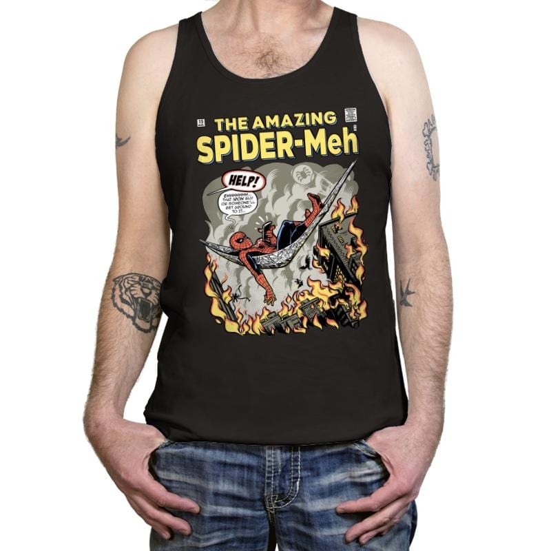 Spider-Meh - Tanktop Tanktop RIPT Apparel