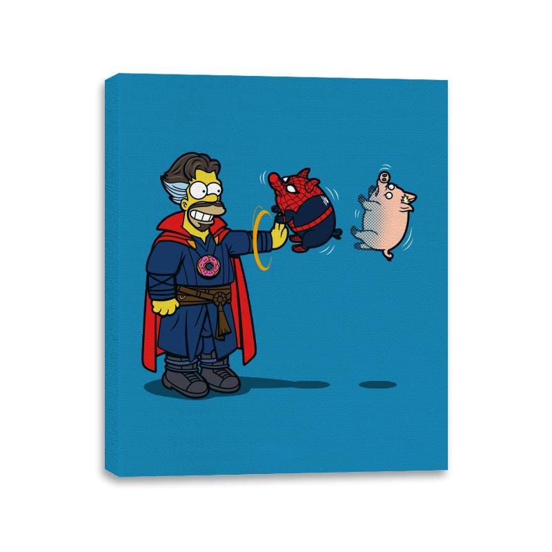 Spider-pig: No Way Home-r - Canvas Wraps Canvas Wraps RIPT Apparel 11x14 / Sapphire