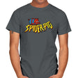 Spider-Pig, Spider-Pig - Mens T-Shirts RIPT Apparel Small / Charcoal