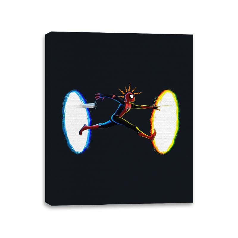 Spider Portal - Canvas Wraps Canvas Wraps RIPT Apparel 11x14 / Black