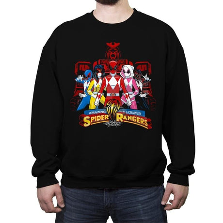 Spider Rangers - Crew Neck Sweatshirt Crew Neck Sweatshirt RIPT Apparel Small / Black