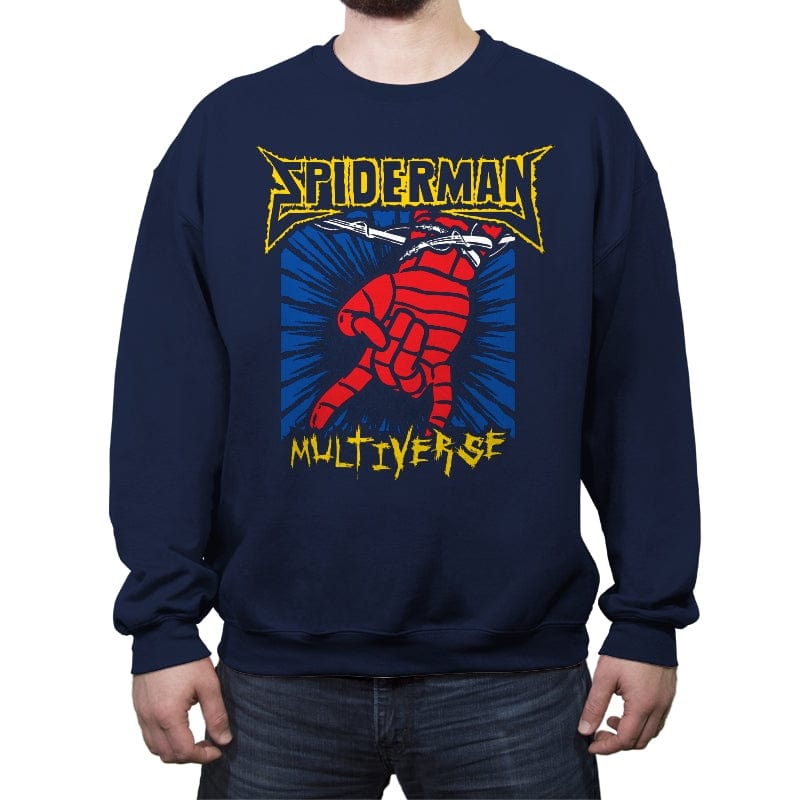 Spider Sense - Crew Neck Sweatshirt Crew Neck Sweatshirt RIPT Apparel Small / Navy