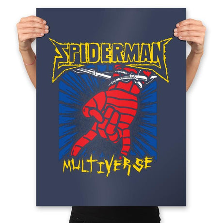 Spider Sense - Prints Posters RIPT Apparel 18x24 / Navy