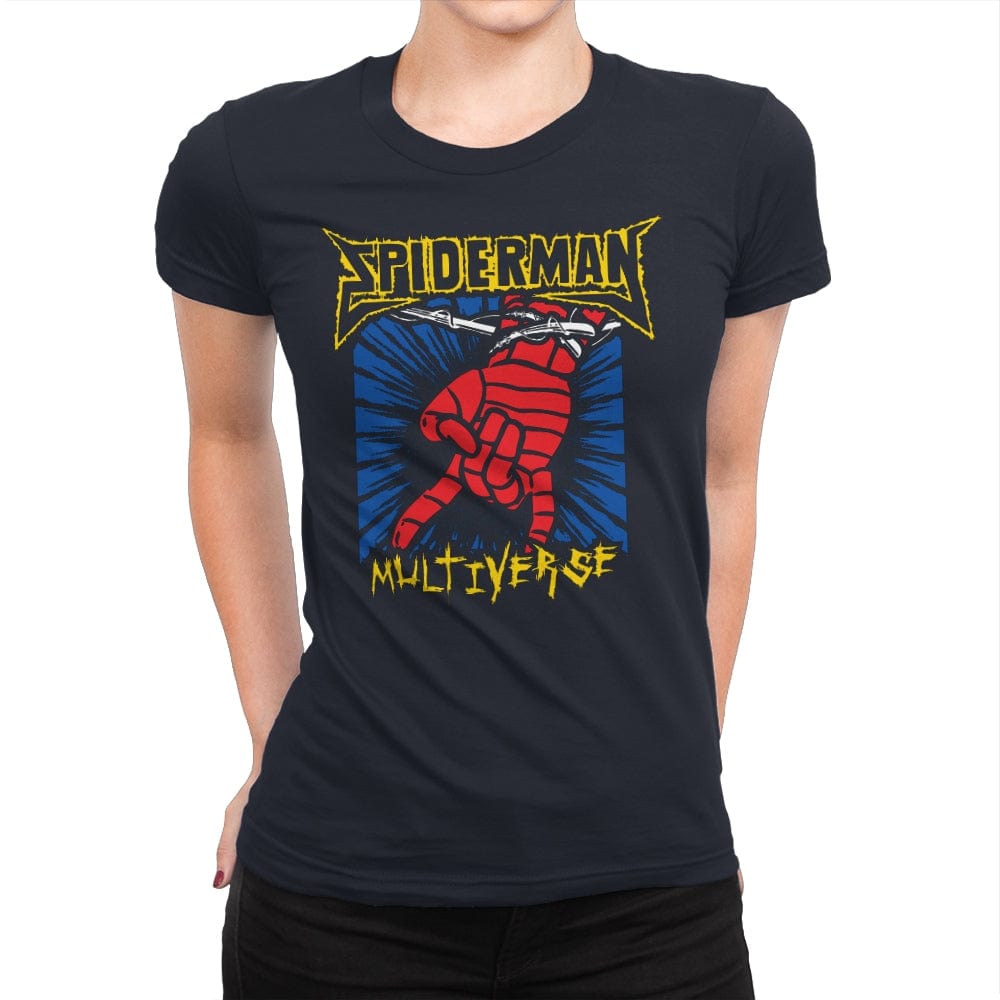 Spider Sense - Womens Premium T-Shirts RIPT Apparel Small / Midnight Navy