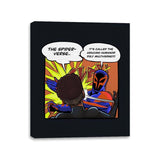 Spider Slap - Canvas Wraps Canvas Wraps RIPT Apparel 11x14 / Black
