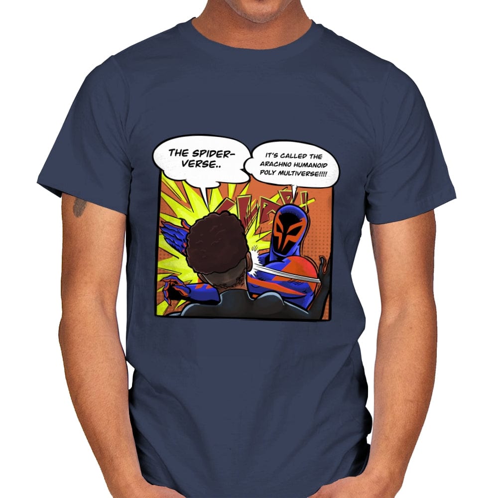 Spider Slap - Mens T-Shirts RIPT Apparel Small / Navy