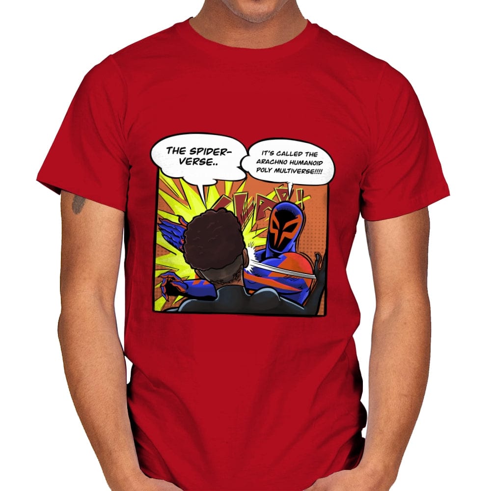 Spider Slap - Mens T-Shirts RIPT Apparel Small / Red