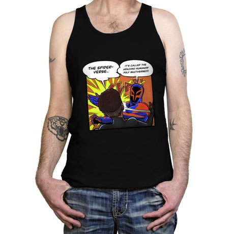 Spider Slap - Tanktop Tanktop RIPT Apparel X-Small / Black