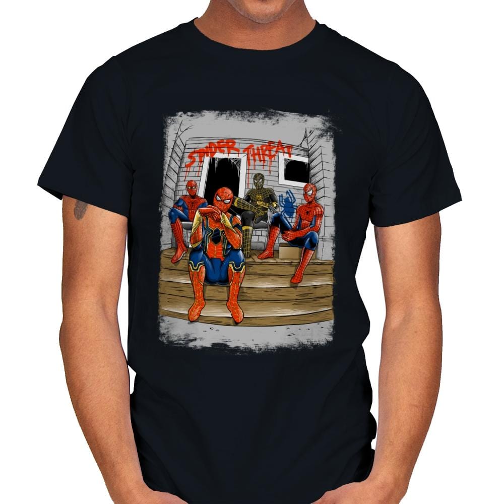 Spider Threat - Mens T-Shirts RIPT Apparel Small / Black