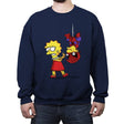 Spider Ugh - Crew Neck Sweatshirt Crew Neck Sweatshirt RIPT Apparel Small / Navy