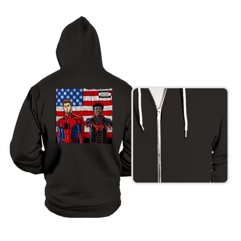 Spider-Verse - Hoodies Hoodies RIPT Apparel Small / Black