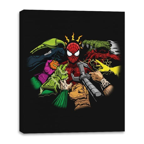 Spider-Yaga - Anytime - Canvas Wraps Canvas Wraps RIPT Apparel 16x20 / Black