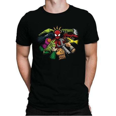 Spider-Yaga - Anytime - Mens Premium T-Shirts RIPT Apparel Small / Black