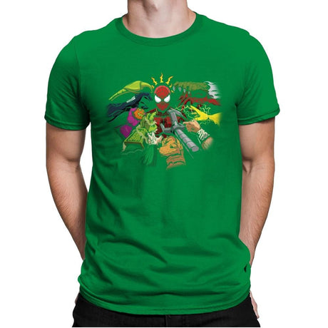 Spider-Yaga - Anytime - Mens Premium T-Shirts RIPT Apparel Small / Kelly Green