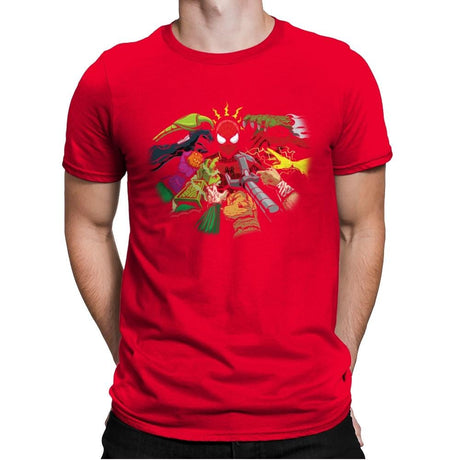 Spider-Yaga - Anytime - Mens Premium T-Shirts RIPT Apparel Small / Red