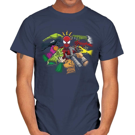 Spider-Yaga - Anytime - Mens T-Shirts RIPT Apparel Small / Navy