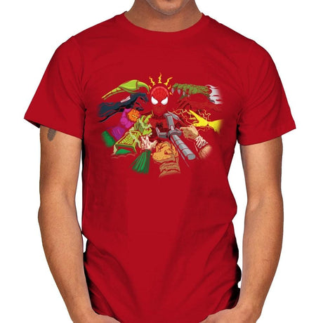 Spider-Yaga - Anytime - Mens T-Shirts RIPT Apparel Small / Red