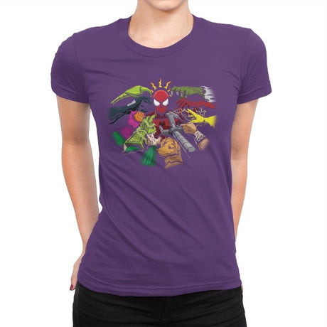 Spider-Yaga - Anytime - Womens Premium T-Shirts RIPT Apparel Small / Purple Rush