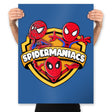 Spidermaniacs - Prints Posters RIPT Apparel 18x24 / Royal